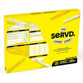 The SERVD Chore Chart - Chores, Gamified. Magnetic Customizable Chore Chart