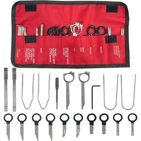 20PCS Car Radio Removal Tool Kit, Professional Tooling Car Audio Stereo CD Player Removal Key Kit, Universal Radio Removal Pry Tool Kit for Most Cars and Trucks (Blue)