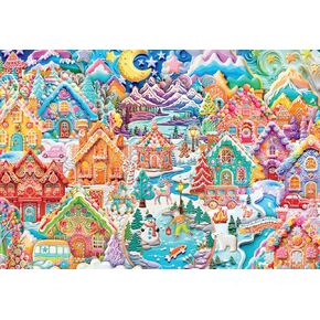 Buffalo Games - Colorful Cookietown - 2000 Piece Jigsaw Puzzle for Adults Challenging Puzzle Perfect for Game Nights - Finished Puzzle Size is 38.50 x 26.50