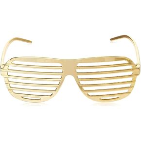 Vaulted Skulls & Co Slot Retro Shutter Shades Eyewear | Slat Glasses | Slotted Glasses | Stylish Sunglasses for Festivals
