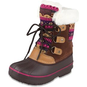 LONDON FOG Girls Tottenham Cold Weather Warm Lined Snow Boot