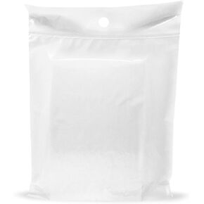 Car Trash Bags 50 pcs White Plastic - 12x15x2 Thick Car Trash Bags Disposable Hanging - Disposable Car Garbage Bags - Easy Replace Car Trash Bag Small - Plastic Trash Car Bag by Popular Plastic Bags