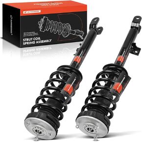 A-Premium Front Pair (2) Complete Strut and Coil Spring Assembly Compatible with Hyundai Genesis 2015-2016 & Genesis G80 2017, RWD, Driver and Passenger Side