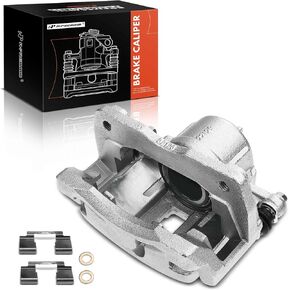 A-Premium Disc Brake Caliper Assembly with Bracket Compatible with Select Chrysler Models - PT Cruiser 2001-2010 - Front Driver Side