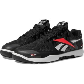 Reebok Men's Nano 2.0 Sneaker, White/Black/Neon Cherry, 8