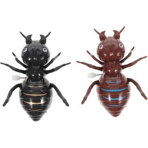 Totority 2pcs Ant Scary Tricky Toy - Ants Toys Wind- Up Spider Halloween Scary Spiders Party Spiders for Costume Props