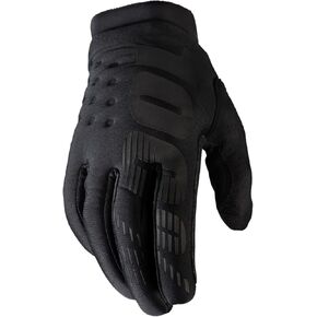 100% BRISKER Women's Motocross & Mountain Bike Gloves - MTB & MX Racing Protective Gear (MD - NEON PINK/BLACK)