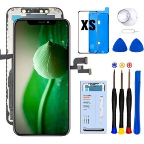SIMDOG for iPhone Xs Max Screen Replacement Kit 6.5“ Full HD Display (A1921, A2101, A2102, A2103, A2104) 3D Touch Display Digitizer Frame with Repair Tool