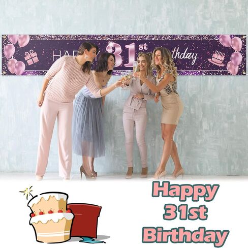 Happy 70th Birthday Backdrop Pink Photo Background Banner Cheers to 70 Years Old Decorations Party Supplies in Kuwait