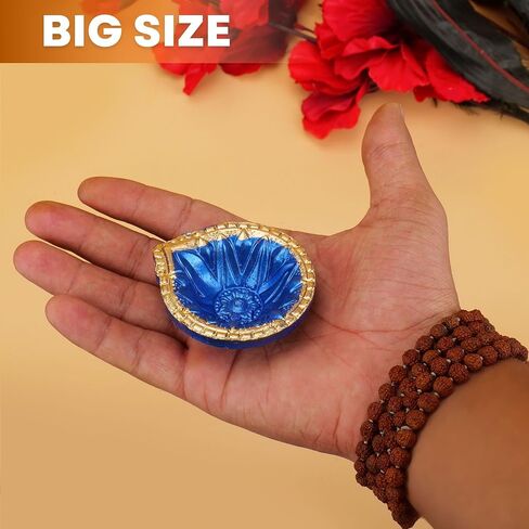Diwali Diya Clay Diya Diyas for Pooja [ Pack of 12 ] Indian Puja Oil Lamp Diwali Pooja - Earthen Clay Terracotta - Diwali Decoration for Home Indian Housewarming Return Gift Items Hashcart® in Saudi Arabia
