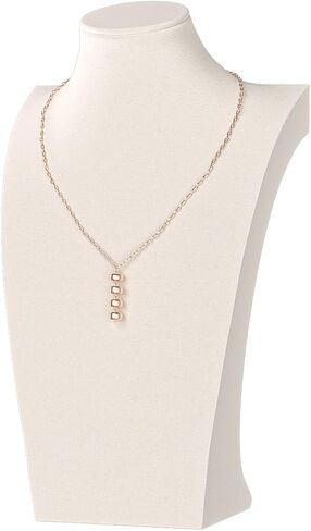 Necklace Display Stand for Selling, Necklace Holder Organizer, Necklace Mannequin Holder for Jewelry Displays,Velvet Chain Jewelry Bust Holder Organizer (Beige, S 4PCS) in Saudi Arabia
