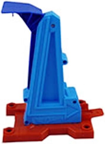 قطعة غيار ماتيل لمجموعة اللعب العمودية لمركبة المسار Hot-Wheels Track Builder - GGH70 ~ قاذفة زرقاء بديلة بقاعدة برتقالية in Saudi Arabia