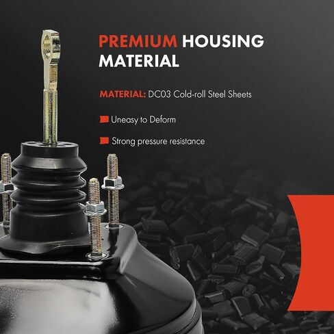 A-Premium Vacuum Power Brake Booster Compatible with Select Chevrolet & GMC & Pontiac Models - Malibu, Camaro, Chevelle, Chevy II, El Camino, Monte Carlo, Sprint, Firebird, Without Master Cylinder in Saudi Arabia