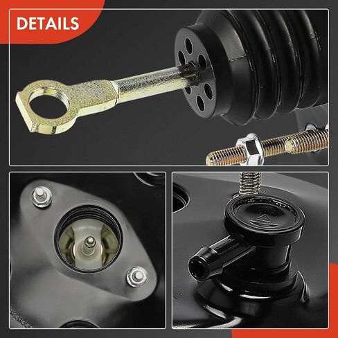A-Premium Vacuum Power Brake Booster Compatible with Select Chevrolet & GMC & Pontiac Models - Malibu, Camaro, Chevelle, Chevy II, El Camino, Monte Carlo, Sprint, Firebird, Without Master Cylinder in Saudi Arabia
