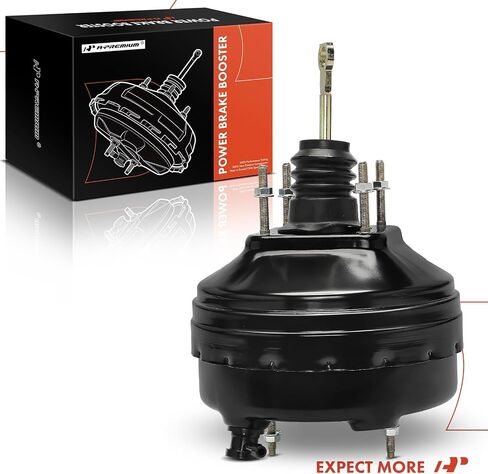 A-Premium Vacuum Power Brake Booster Compatible with Select Chevrolet & GMC & Pontiac Models - Malibu, Camaro, Chevelle, Chevy II, El Camino, Monte Carlo, Sprint, Firebird, Without Master Cylinder in Saudi Arabia