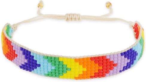 Seed Beads Wrap Bracelets for Women, Boho Handmade Adjustable Braided String Summer Beach Jewelry Gift. in Saudi Arabia