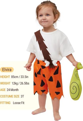 أزياء Spooktacular Creations للهالوين للأطفال الصغار لرجل الكهف، زي أطفال للأولاد، ملابس تنكرية عائلية لملابس الهالوين in Saudi Arabia
