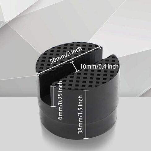 CMTOOL جاك الوسادة العالمية الطابق جاك وسادة مطاطية المضادة للانزلاق قرصة لحام جاك محول 2PCS جاك منصات لجاك تقف 2-4 طن الطابق جاك تمديد سيارة رفع جاك حامل منصات مطاطية زجاجة جاك الملحقات in Kuwait