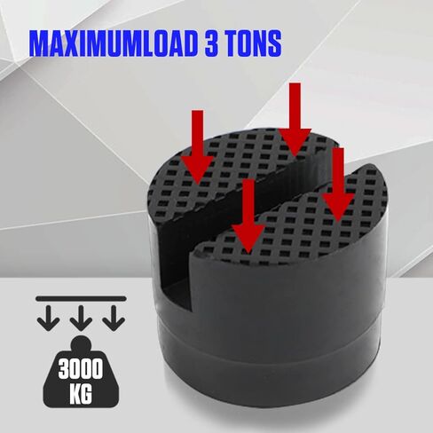 CMTOOL جاك الوسادة العالمية الطابق جاك وسادة مطاطية المضادة للانزلاق قرصة لحام جاك محول 2PCS جاك منصات لجاك تقف 2-4 طن الطابق جاك تمديد سيارة رفع جاك حامل منصات مطاطية زجاجة جاك الملحقات in Kuwait