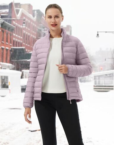 Pioneer Camp Women's Packable Puffer Jacket Winter Lightweight Quilted Coat Water-Repellent Insulated Thermal Warm Outerwear in Kuwait