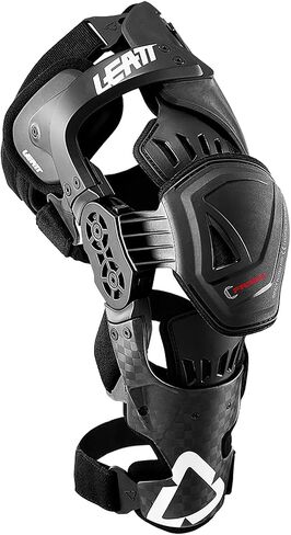 زوج من دعامات الركبة Leatt Brace C-Frame Pro Carbon للبالغين (أسود - كبير/X-Large) in Kuwait