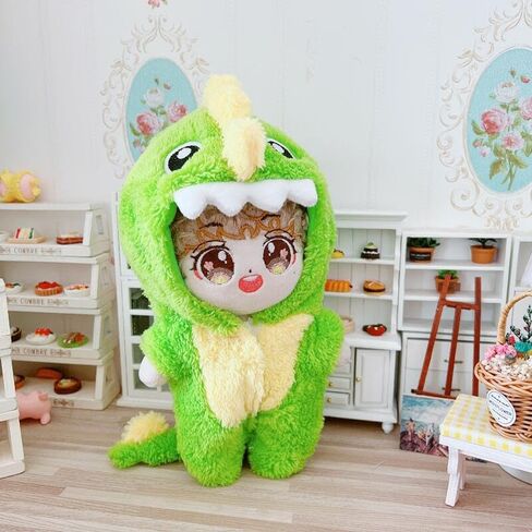 20cm/8inch Plush Doll Cute Animal Costume Clothing Suit, Costume Set for Cotton Dolls, Plushies Clothes Suit (Cow) in Saudi Arabia