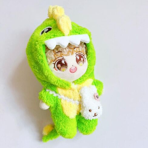 20cm/8inch Plush Doll Cute Animal Costume Clothing Suit, Costume Set for Cotton Dolls, Plushies Clothes Suit (Cow) in Saudi Arabia