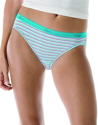 Hanes 6 Pack Bikinis Women's Underwear Solids & Prints in Saudi Arabia