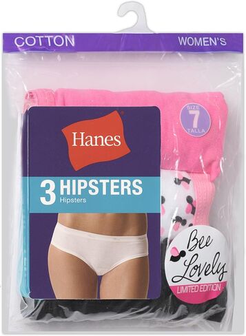 Hanes 6 Pack Bikinis Women's Underwear Solids & Prints in Saudi Arabia