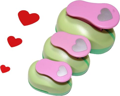 3PCS Flowers 5/8 inch 1 inch 1.5 inch Craft Punch Set Paper Punch Flower Craft Scrapbooking Eva Punches in Saudi Arabia