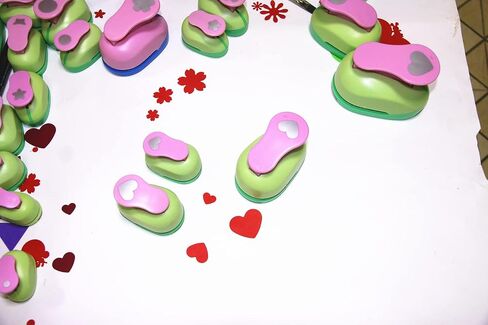 3PCS Flowers 5/8 inch 1 inch 1.5 inch Craft Punch Set Paper Punch Flower Craft Scrapbooking Eva Punches in Saudi Arabia