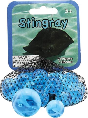 شبكات رخامية مباشرة من SCS متنوعة 5 عبوات - شبكات عشوائية تحتوي على 1 مطلق النار و24 كرة رخامية لكل لاعب - 125 كرة رخامية إجمالية in Kuwait