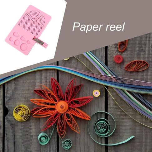 دليل لوحة اللف المحمولة لوحة اللف الحياكة ورقة شبكة دليل لف القرص مع صندوق تخزين دبابيس لصناعة الورق صنع شرائط الورق in Kuwait