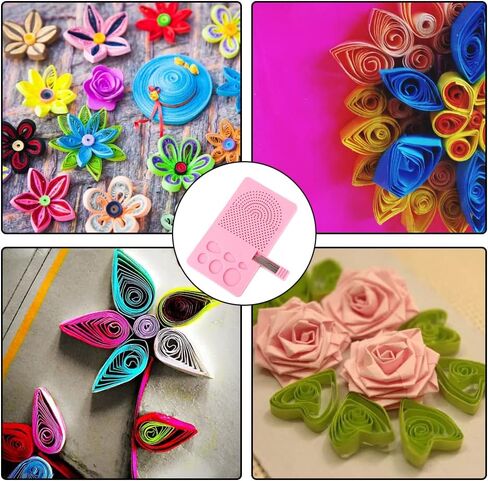 دليل لوحة اللف المحمولة لوحة اللف الحياكة ورقة شبكة دليل لف القرص مع صندوق تخزين دبابيس لصناعة الورق صنع شرائط الورق in Kuwait