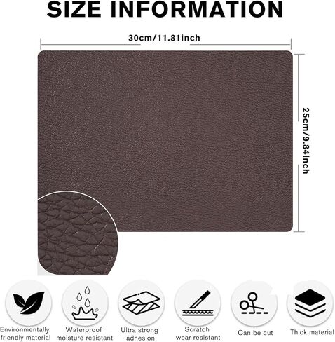 Leather Repair Patches 9.84"×11.81", Self-Adhesive Leather Repair Tape for Couches,ar Seats,Handbags,Jackets,Leather Goods in Saudi Arabia