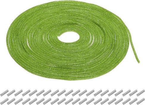 MECCANIXITY 4mm x 10m Shoe Laces Hoodie String Glitter Cords Rhinestone Tube Rope Bling Crystal String Rope for DIY Sneakers Sweaters Sweatpants Decoration Dark Red with Aglets in Saudi Arabia