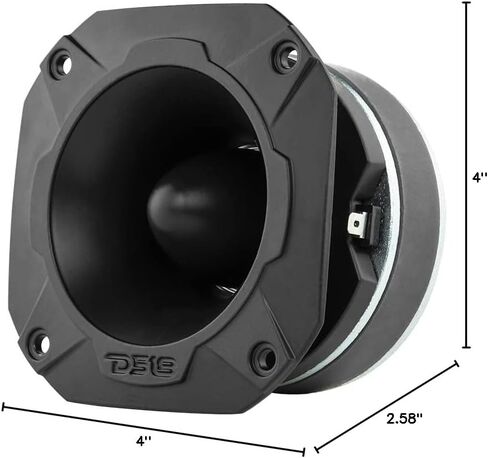 DS18 PRO-TWX1 Aluminum Super Bullet Tweeter 1", 240W Max, 4 Ohms, Built in Crossover - PRO Tweeters are The Best in The Pro Audio and Voceteo Market (2 Speakers Included) in Saudi Arabia