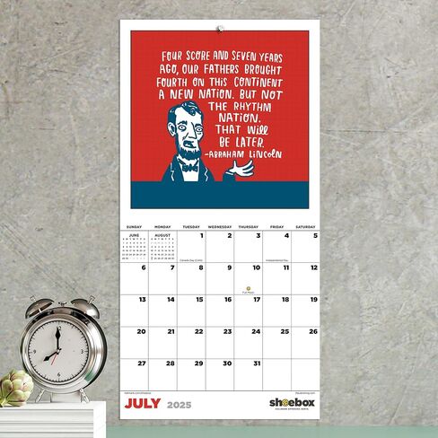 TF PUBLISHING 2025 Shoebox Daily Desktop Calendar | Home and Office Organization | Small Desk Top Calendar | Full-Color Easy Tear-Off Pages | Standing Fold-Out Cardboard Easel for Desks | 5.25"x5.25" in Saudi Arabia