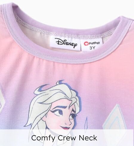 Disney Frozen Elsa Stitch Princess Minnie Mouse Toddler Girl Dresses 2 Pack Ruffle Long Sleeve Dress Set (3 Months - 6 Years) in Saudi Arabia