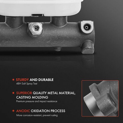 A-Premium Brake Master Cylinder Compatible with Ford Vehicles - For F53 1989-1997, F-350 1988-1997, F Super Duty 1988-1997, F59 1989-1996 - Replace # F4TZ2140D, E8TZ2140A in Saudi Arabia