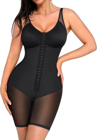 FeelinGirl Fajas Colombianas Shapewear for Women Tummy Control Post Surgery Full Body Shaper Butt Lifter with Zipper Crotch in Saudi Arabia