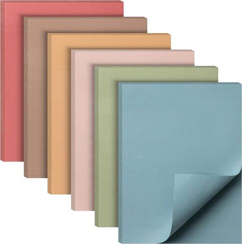 Mr. Pen- Sticky Notes, 3"x4", 6 Pads, Vintage Colors Sticky Notes, Sticky Note, Self-Stick Note Pads, Sticky Pads Sticky Notes Aesthetic, Colorful Sticky Notes, Sticky Notes Bulk Sticky Notes in Saudi Arabia