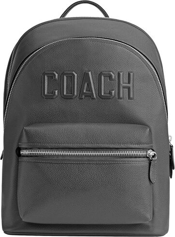 COACH Men's Charter Backpack, Charcoal, Standard in Saudi Arabia