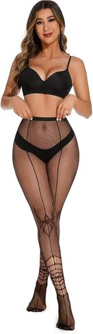 Black Snake Fishnet Tights for Women, Snake Print Tights Thigh High Pantyhose Stockings in Saudi Arabia