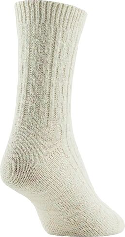 جوارب GOLDTOE للسيدات لامعة بطول متوسط ​​الطول، 3 أزواج، كريمي متنوع، مقاس الحذاء: 6-9 in Kuwait