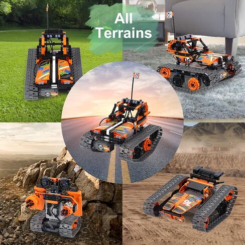 BIRANCO. STEM Remote Control Building Kit 3 in 1 RC Tracked Racer/Tank/Robot Engineering Toys, Science Construction Play Set, Toy Car Christmas for Boys & Girls Age 8-12 (392pcs) in Kuwait
