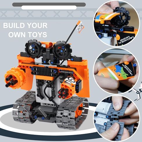 BIRANCO. STEM Remote Control Building Kit 3 in 1 RC Tracked Racer/Tank/Robot Engineering Toys, Science Construction Play Set, Toy Car Christmas for Boys & Girls Age 8-12 (392pcs) in Kuwait