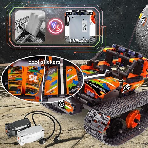 BIRANCO. STEM Remote Control Building Kit 3 in 1 RC Tracked Racer/Tank/Robot Engineering Toys, Science Construction Play Set, Toy Car Christmas for Boys & Girls Age 8-12 (392pcs) in Kuwait