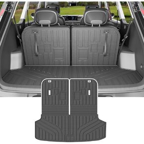 Cargo Mat Compatible with 2024 2025 Kia EV9 Trunk Mat with Backrest Mat Cargo Liner Replacement for 2024 2025 Kia EV9 Accessories