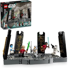 LEGO Star Wars Ahsoka Tano’s Duel on Peridea Building Toy for Kids, Collectible Toy with 5 Star Wars Minifigures Including Grand Admiral Thrawn & Ahsoka, Fun Gift for 8 Year Old Boys & Girls, 75385